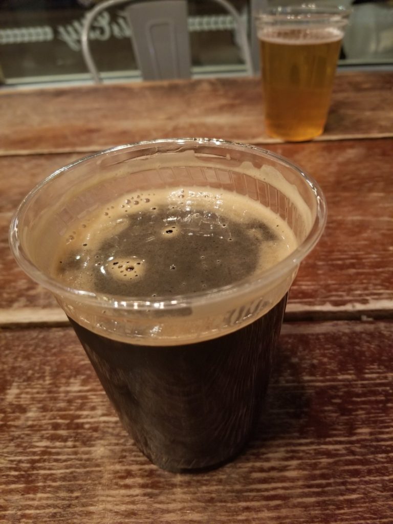 coffee stout at Falls City