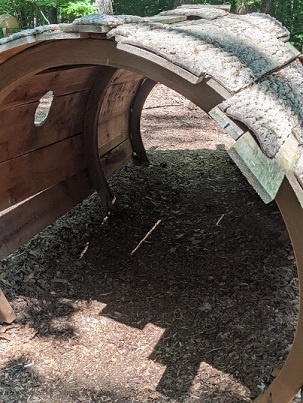 Kids tunnel at the State Botanical Garden of Georgia