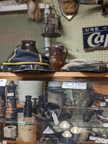 Civil War Hats in Attic Treasures