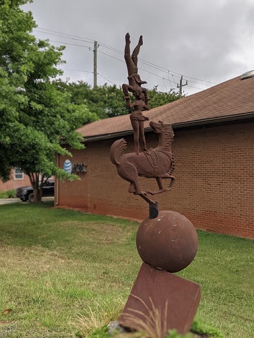 metal sculptures in watkinsville