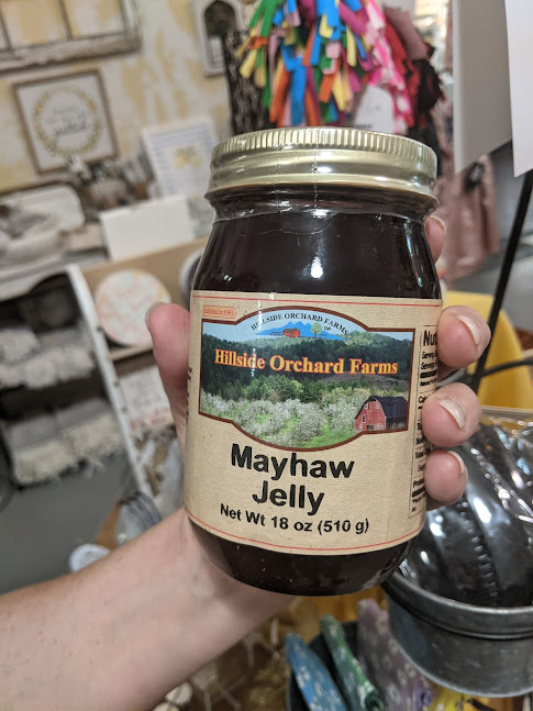 Mayhaw Jelly, supposed to be fresh, but we are skeptical