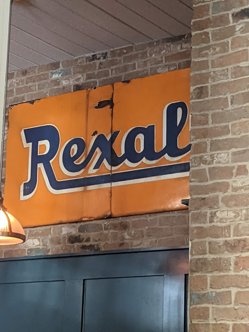 Rexall Sign at the Folk Art Cafe