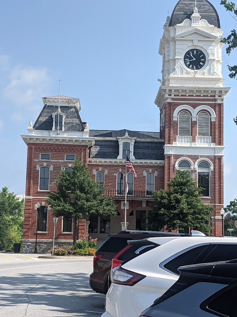Covington Courthouse, which was used in the Dukes of Hazzard and also the Vampire Diaries