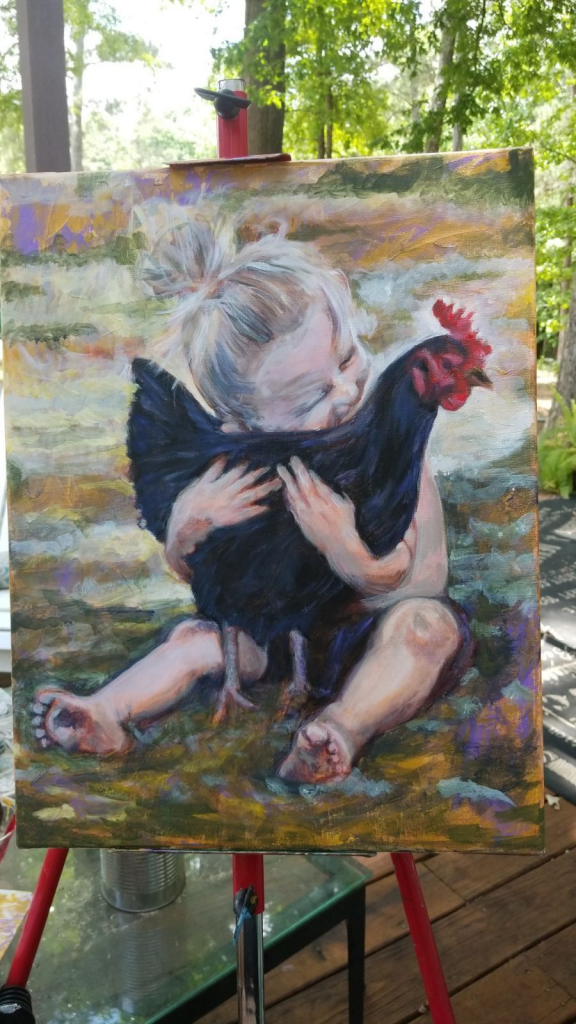 Chicken Girl art 