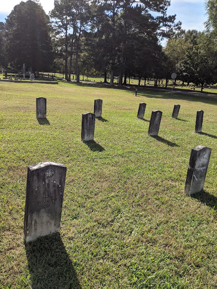 Confederate graves in a spooky cemetery Real-Life Location of a Horror Movie Icon