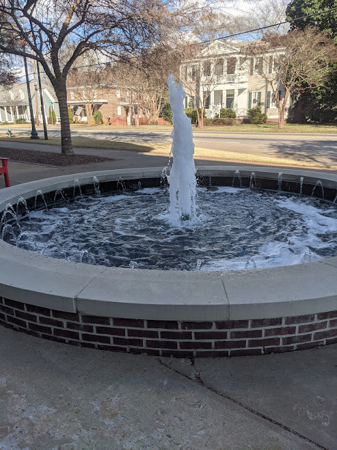 Monroe City Hall Fountain