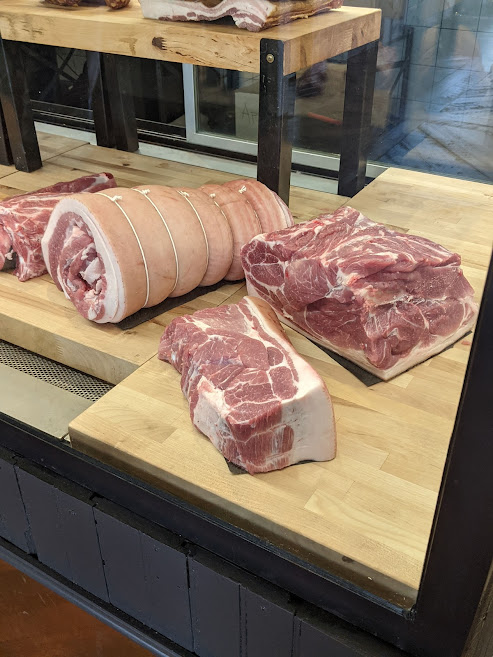 The Roe meat display